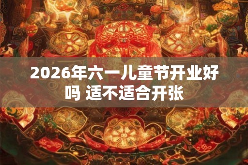 2026年六一儿童节开业好吗 适不适合开张