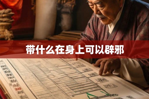 带什么在身上可以辟邪