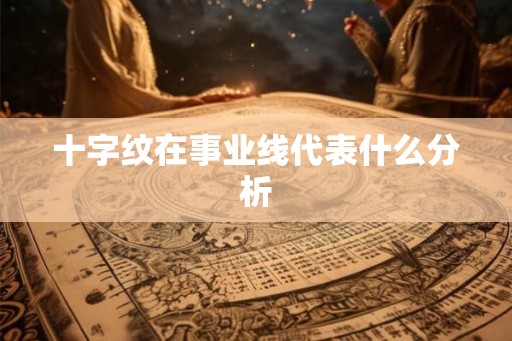 十字纹在事业线代表什么分析