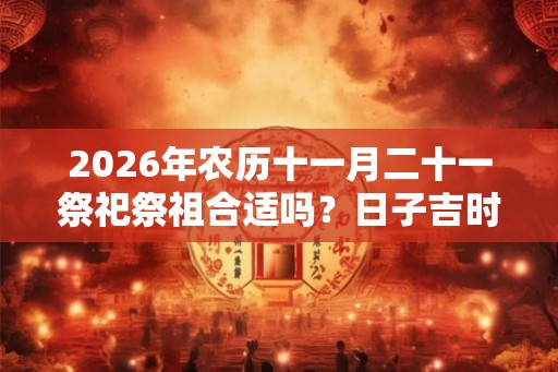 2026年农历十一月二十一祭祀祭祖合适吗?日子吉时有哪些? 2026年农历十一月二十一祭祀祭祖合适吗?日子吉时有哪些?