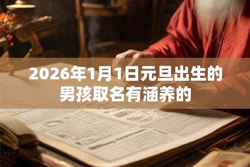 2026年1月1日元旦出生的男孩取名有涵养的 2026年1月1日元旦出生的男孩取名有涵养的