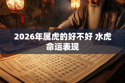 2026年属虎的好不好 水虎命运表现 2026年属虎的好不好 水虎命运表现