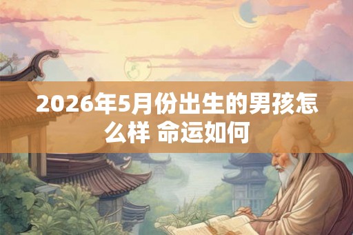 2026年5月份出生的男孩怎么样 命运如何