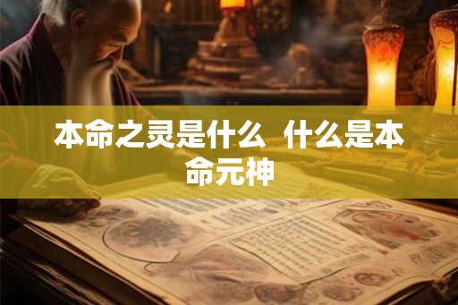 本命之灵是什么  什么是本命元神