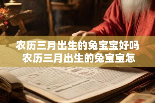 农历三月出生的兔宝宝好吗 农历三月出生的兔宝宝怎么样