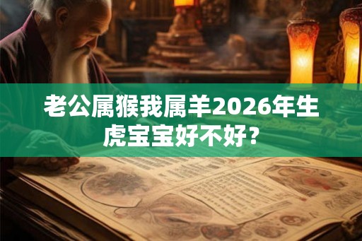 老公属猴我属羊2026年生虎宝宝好不好？