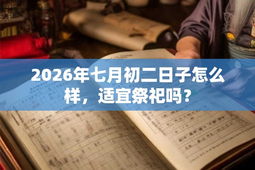 2026年七月初二日子怎么样，适宜祭祀吗？
