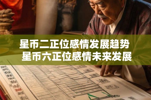 星币二正位感情发展趋势  星币六正位感情未来发展