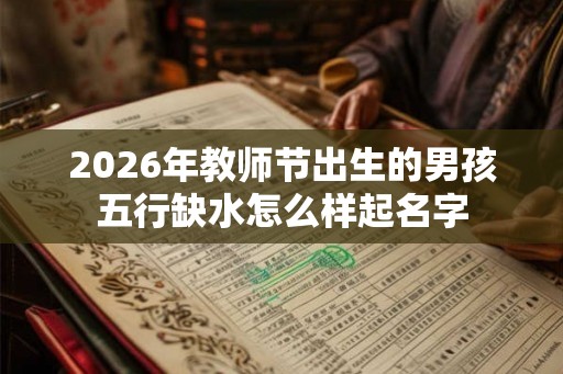 2026年教师节出生的男孩五行缺水怎么样起名字