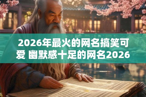 2026年最火的网名搞笑可爱 幽默感十足的网名2026年版