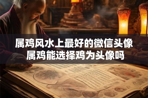 属鸡风水上最好的微信头像 属鸡能选择鸡为头像吗