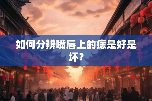 如何分辨嘴唇上的痣是好是坏？