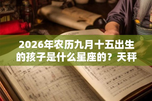 2026年农历九月十五出生的孩子是什么星座的?天秤座的区间分析 2026年农历九月十五出生的孩子是什么星座的?天秤座的区间分析
