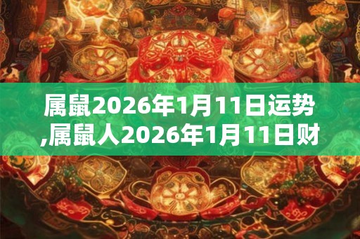 属鼠2026年1月11日运势,属鼠人2026年1月11日财运,生肖鼠2026年1月11日运势