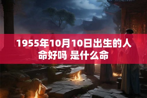 1955年10月10日出生的人命好吗 是什么命