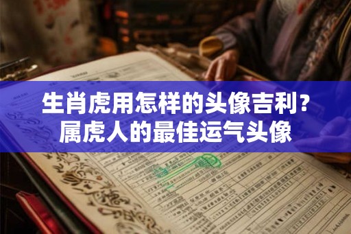 生肖虎用怎样的头像吉利？属虎人的最佳运气头像