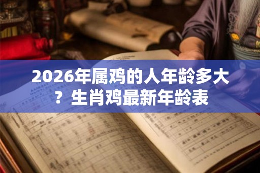 2026年属鸡的人年龄多大？生肖鸡最新年龄表