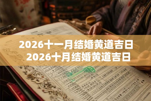 2026十一月结婚黄道吉日  2026十月结婚黄道吉日
