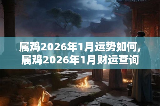 属鸡2026年1月运势如何,属鸡2026年1月财运查询