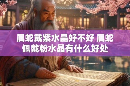 属蛇戴紫水晶好不好 属蛇佩戴粉水晶有什么好处