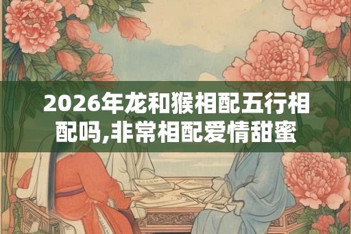 2026年龙和猴相配五行相配吗,非常相配爱情甜蜜