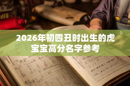 2026年初四丑时出生的虎宝宝高分名字参考