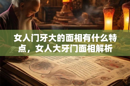 女人门牙大的面相有什么特点，女人大牙门面相解析