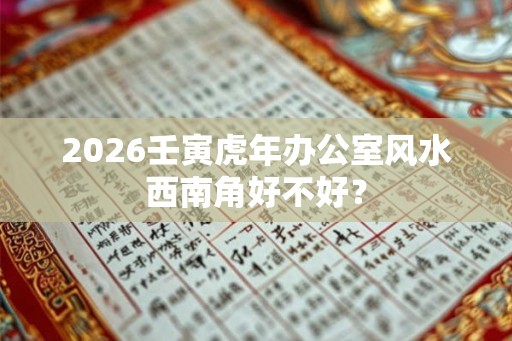 2026壬寅虎年办公室风水西南角好不好？