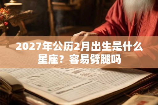 2027年公历2月出生是什么星座？容易劈腿吗