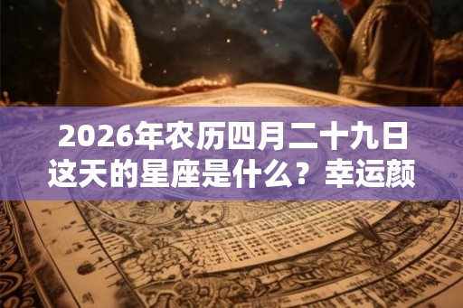 2026年农历四月二十九日这天的星座是什么?幸运颜色是什么? 2026年农历四月二十九日这天的星座是什么?幸运颜色是什么?
