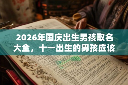 2026年国庆出生男孩取名大全，十一出生的男孩应该怎么取名？