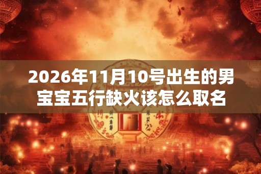 2026年11月10号出生的男宝宝五行缺火该怎么取名