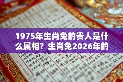 1975年生肖兔的贵人是什么属相？生肖兔2026年的贵人是哪个生肖？