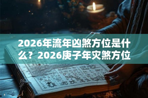 2026年流年凶煞方位是什么？2026庚子年灾煞方位解析