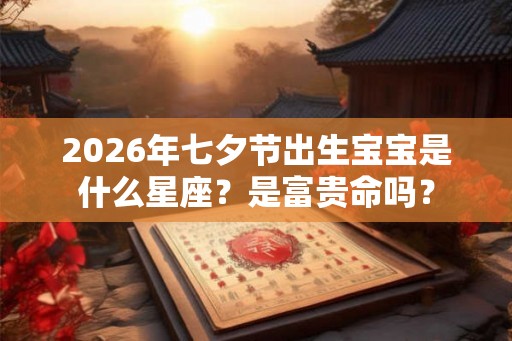 2026年七夕节出生宝宝是什么星座？是富贵命吗？