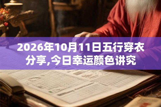 2026年10月11日五行穿衣分享,今日幸运颜色讲究