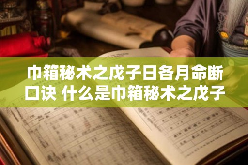 巾箱秘术之戊子日各月命断口诀 什么是巾箱秘术之戊子日各月命断口诀 巾箱秘术之戊子日各月命断口诀 什么是巾箱秘术之戊子日各月命断口诀