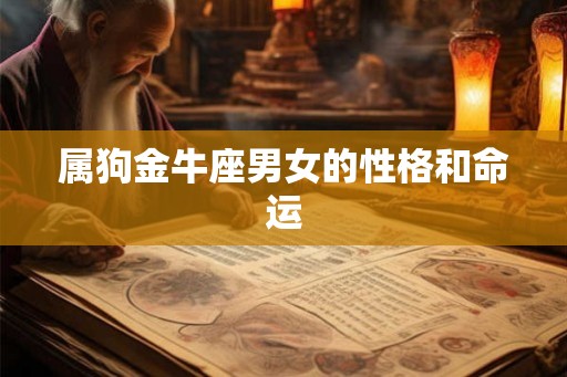属狗金牛座男女的性格和命运 属狗金牛座男女的性格和命运