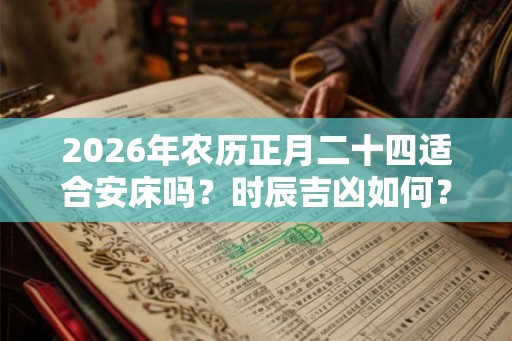 2026年农历正月二十四适合安床吗?时辰吉凶如何? 2026年农历正月二十四适合安床吗?时辰吉凶如何?