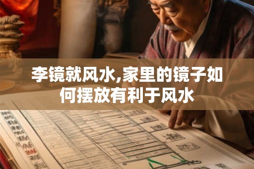 李镜就风水,家里的镜子如何摆放有利于风水