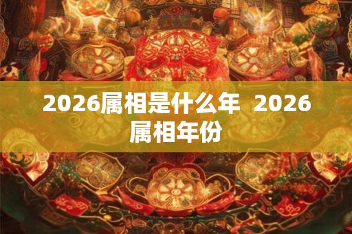 2026属相是什么年  2026属相年份