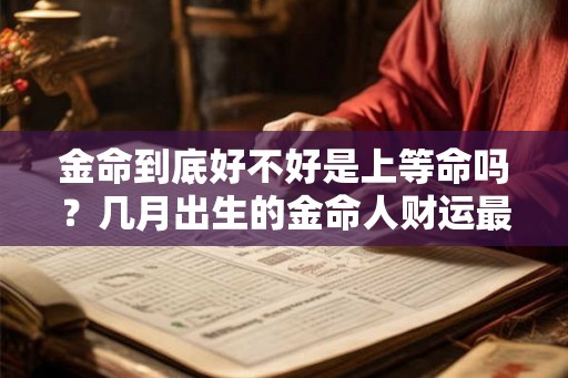 金命到底好不好是上等命吗?几月出生的金命人财运最旺? 金命到底好不好是上等命吗?几月出生的金命人财运最旺?