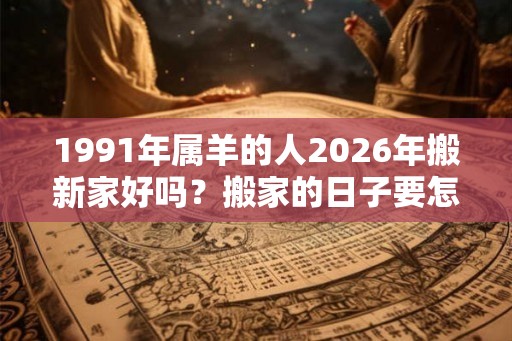 1991年属羊的人2026年搬新家好吗？搬家的日子要怎么挑？