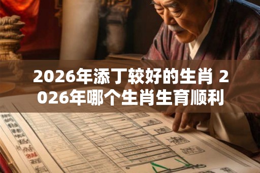 2026年添丁较好的生肖 2026年哪个生肖生育顺利