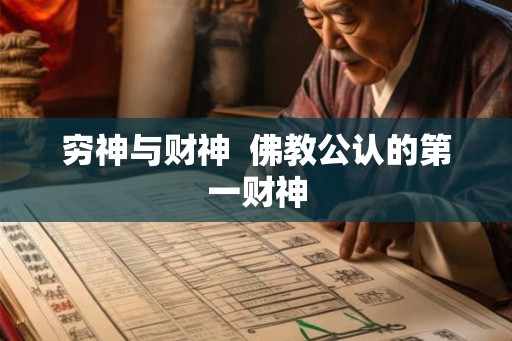 穷神与财神  佛教公认的第一财神