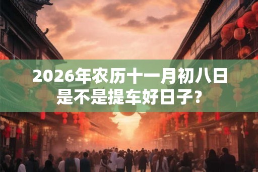 2026年农历十一月初八日是不是提车好日子？