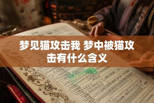 梦见猫攻击我 梦中被猫攻击有什么含义