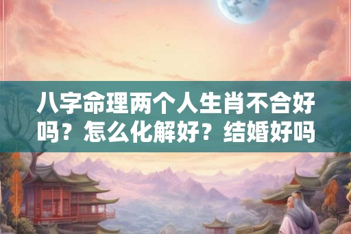 八字命理两个人生肖不合好吗？怎么化解好？结婚好吗？