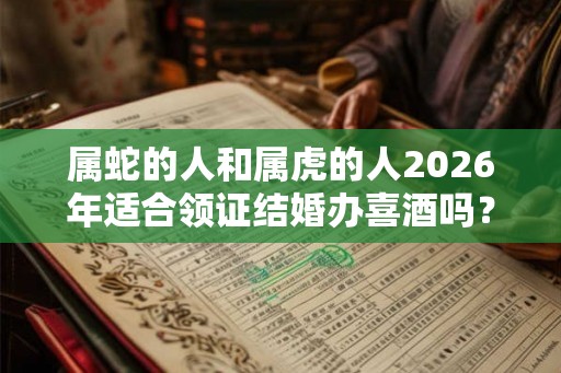 属蛇的人和属虎的人2026年适合领证结婚办喜酒吗？