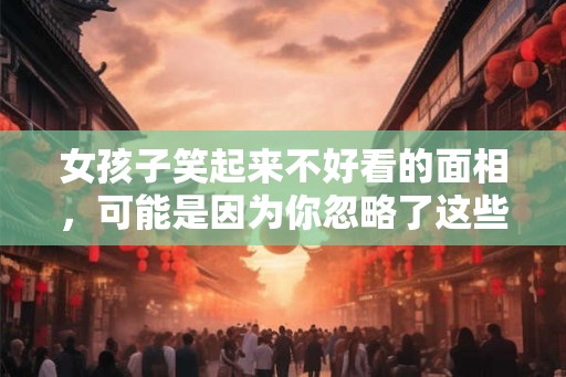 女孩子笑起来不好看的面相,可能是因为你忽略了这些细节! 女孩子笑起来不好看的面相,可能是因为你忽略了这些细节!